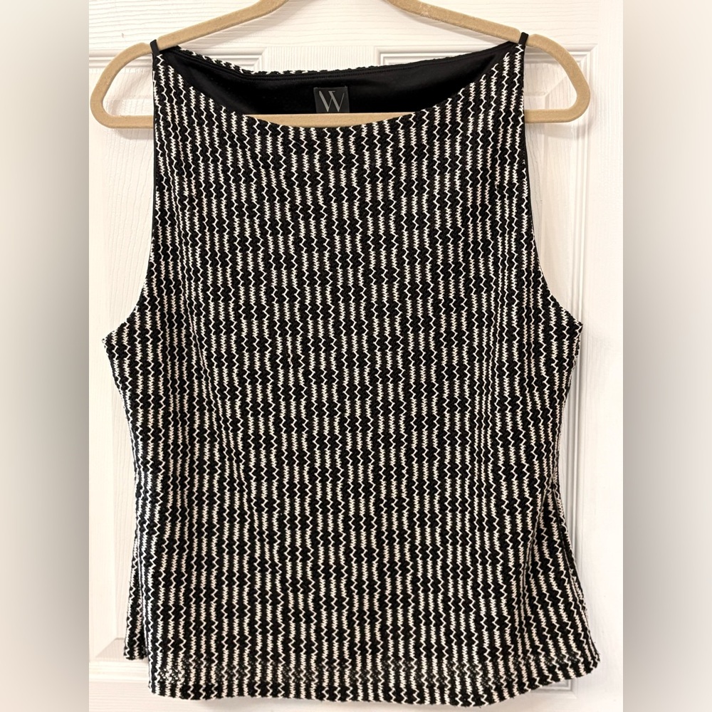 2 For $18 Sale ~ Worthington Monochrome Geometric Tank Top